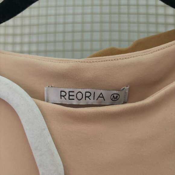 Bundle of 3 REORIA Sleeveless Racer Back Halter Neck Double Lined Bodysuits - Picture 5 of 8